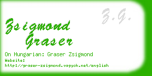 zsigmond graser business card